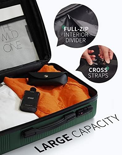 Zitahli Luggage Sets, Expandable Suitcase Set 3 Piece Luggage Set, - Travel With Glen