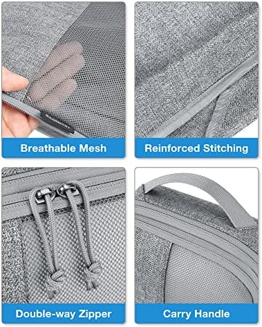 Compression Packing Cubes for Suitcase, 6 Set BAGSMART Travel Luggage, - Travel With Glen Packing Cubes for Suitcase