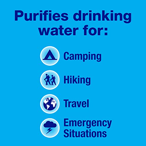 Potable Aqua Water Purification Tablets with PA Plus, Portable and - Travel With Glen