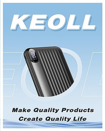 KEOLL Portable Charger 15000mAh Power Bank with 22.5W Fast Charging, - Travel With Glen