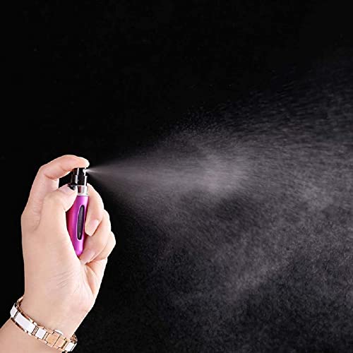 Portable Mini Refillable Perfume Atomizer Bottle Spray, Scent Pump Case - Travel With Glen