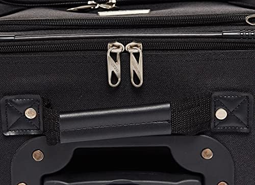 American Tourister Fieldbrook XLT Softside Upright Luggage, Black, 4-Piece Set - Travel With Glen