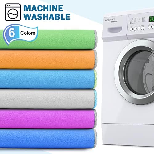 Oudain 6 Set Quick Dry Towel 12 Pack Fast Drying - Travel With Glen