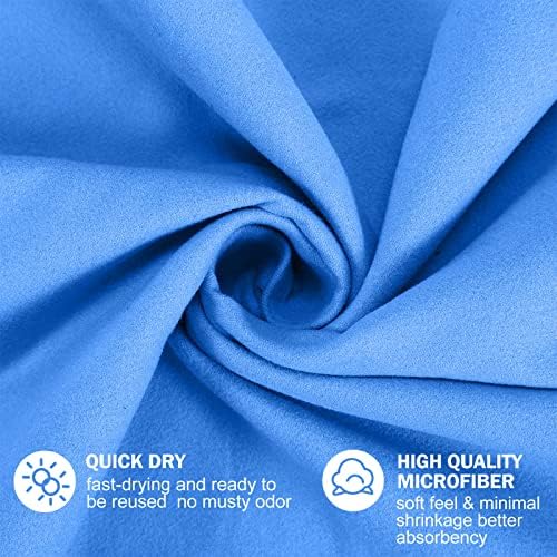 Oudain 6 Set Quick Dry Towel 12 Pack Fast Drying - Travel With Glen