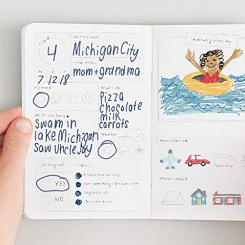 Letterfolk Kids Trip Passport Journal — Travel-sized Trip Book for - Travel With Glen