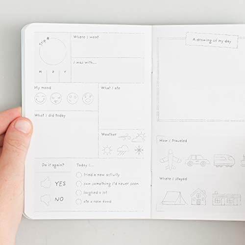 Letterfolk Kids Trip Passport Journal — Travel-sized Trip Book for - Travel With Glen
