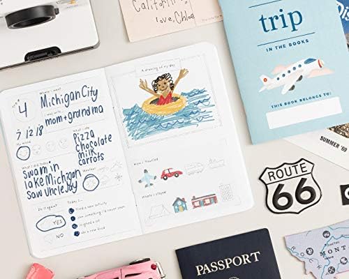 Letterfolk Kids Trip Passport Journal — Travel-sized Trip Book for - Travel With Glen