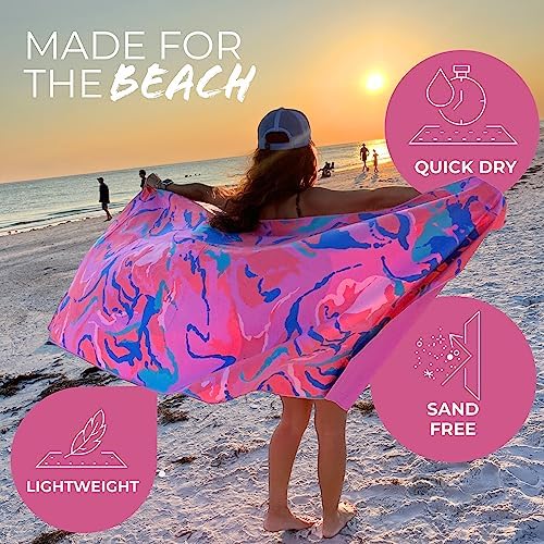 PRIS+SAND Quick Dry Towel for Adults | Extra Large, XL - Travel With Glen