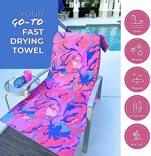 PRIS+SAND Quick Dry Towel for Adults | Extra Large, XL - Travel With Glen