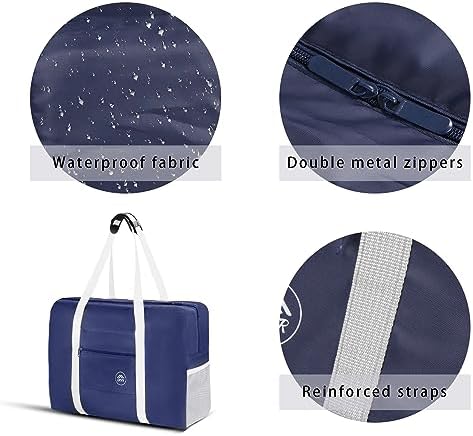 SRVR Travel in Style Foldable Personal Item Bag for Airlines - Travel With Glen