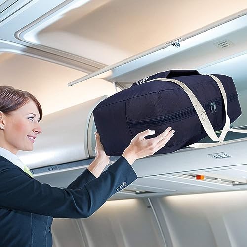 SRVR Travel in Style Foldable Personal Item Bag for Airlines - Travel With Glen