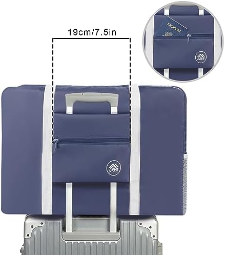 SRVR Travel in Style Foldable Personal Item Bag for Airlines - Travel With Glen