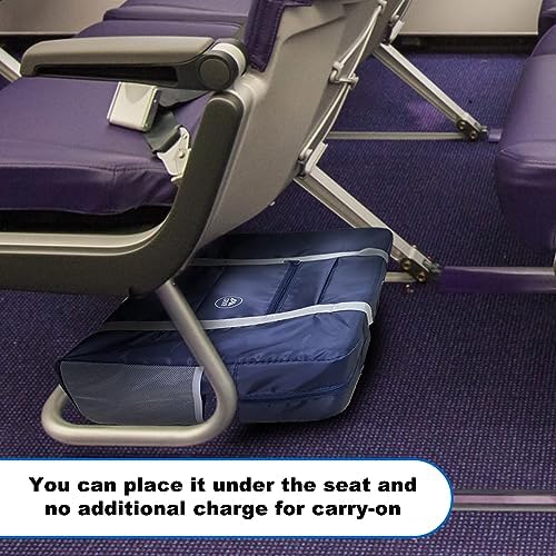 SRVR Travel in Style Foldable Personal Item Bag for Airlines - Travel With Glen