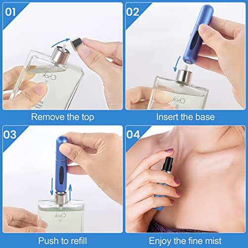 Perfume Travel Refillable Mini Spray Bottles Atomizer Travel Perfume Bottle - Travel With Glen