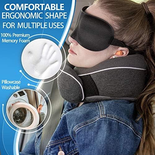 UBEUONLY Travel Neck Pillow Chin Support Pillow Adjustable 100% Pure - Travel With Glen