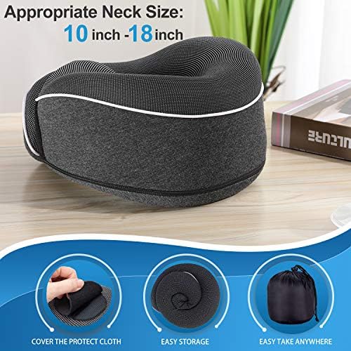 UBEUONLY Travel Neck Pillow Chin Support Pillow Adjustable 100% Pure - Travel With Glen