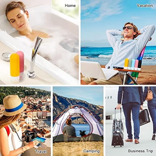 Shintop 11 pack Travel Bottles for Toiletries, 3oz TSA Approved - Travel With Glen