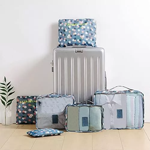 FiveRen Packing Cubes - 6Pcs Travel Luggage Organizer Bags for - Travel With Glen
