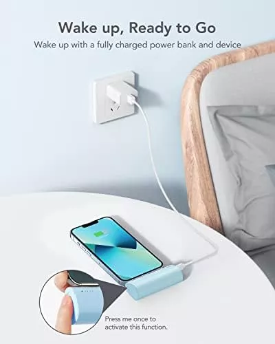 Charmast Small Portable Charger 5000mAh, Ultra-Compact 20W PD Fast Charging - Travel With Glen