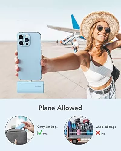 Charmast Small Portable Charger 5000mAh, Ultra-Compact 20W PD Fast Charging - Travel With Glen