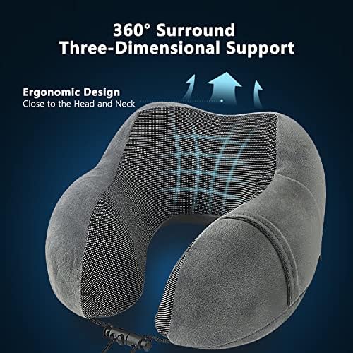 TEIVUL Travel Pillow, Memory Foam Neck Pillow for Travel, Travel - Travel With Glen