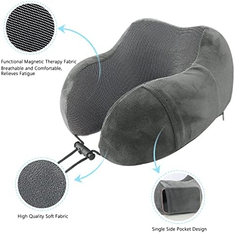 TEIVUL Travel Pillow, Memory Foam Neck Pillow for Travel, Travel - Travel With Glen