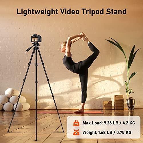 Phone Tripod, 68" Tablet Tripod Stand for Phone Cameras, Travel - Travel With Glen