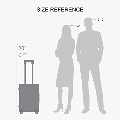 LEVEL8 Carry on Luggage Airline Approved, Carry on Suitcases with - Travel With Glen