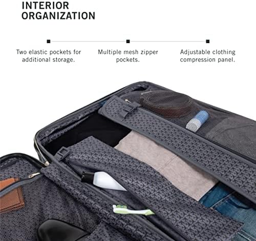 Kenneth Cole Reaction "Madison Square" Women's Lightweight Hardside Chevron Expandable - Travel With Glen