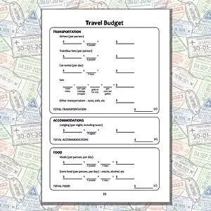 Travel Journal: Trip Planner | Writing Prompts for Documenting Vacations - Travel With Glen