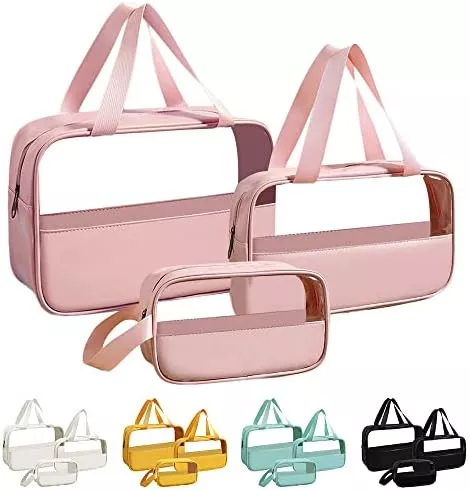 Toiletry Bag for Women Clear Travel Toiletry Bag Travel Makeup - Travel With Glen Travel toiletry bag