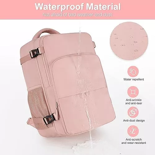 Sinaliy Travel Backpack for Women, Personal Item Size Flight Approved, - Travel With Glen