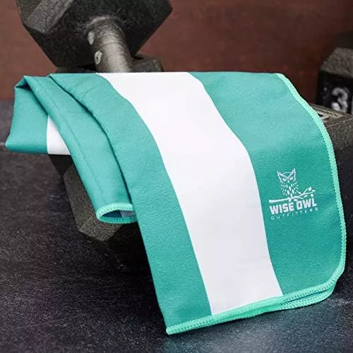 Wise Owl Outfitters Beach Towel and Yoga Towel - Quick - Travel With Glen