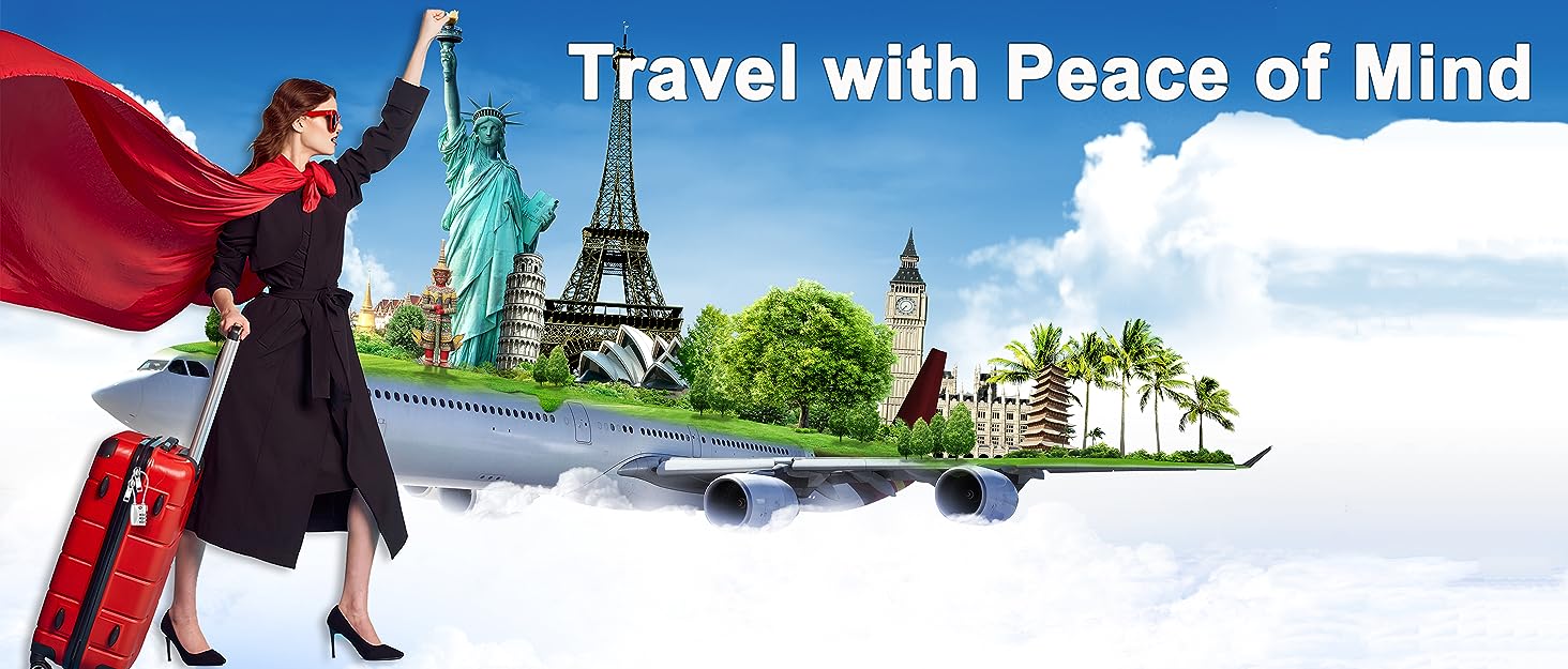 ZHEGE TSA Approved Luggage Locks, 4 Pack, Travel Padlocks, 3 - Travel With Glen