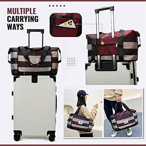 Foldable Dry/Wet Separation Travel Bag, Lightweight Waterproof Foldable Travel Duffel - Travel With Glen