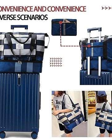 Foldable Dry/Wet Separation Travel Bag, Lightweight Waterproof Foldable Travel Duffel - Travel With Glen