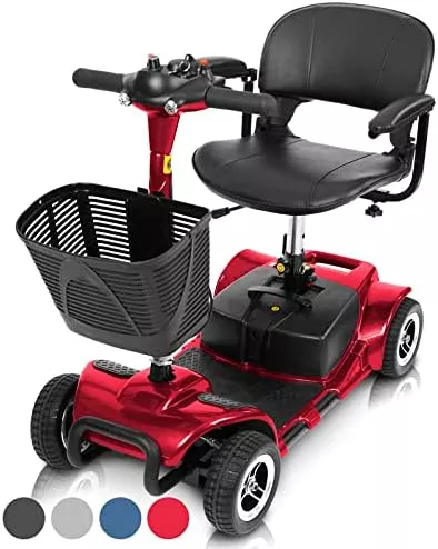 Vive 4 Wheel Mobility Scooter - Electric Powered Wheelchair Device - Travel With Glen Electric mobility