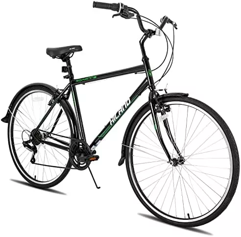Hiland 700C Hybrid Bike, Step-Over/Step-Through Frame Commuter City Bike, Shimano - Travel With Glen Commuter bike