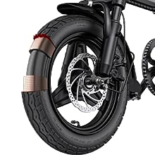 The Explosion-Proof Vacuum Tires of T14 Electric Bike