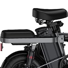The Shock-Absorbing Rear Seat of ENGWE Electric Bicycle