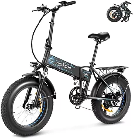 Speedrid SE2 20" *4.0 Folding Fat Tire Electric Bike for - Travel With Glen Pedelec