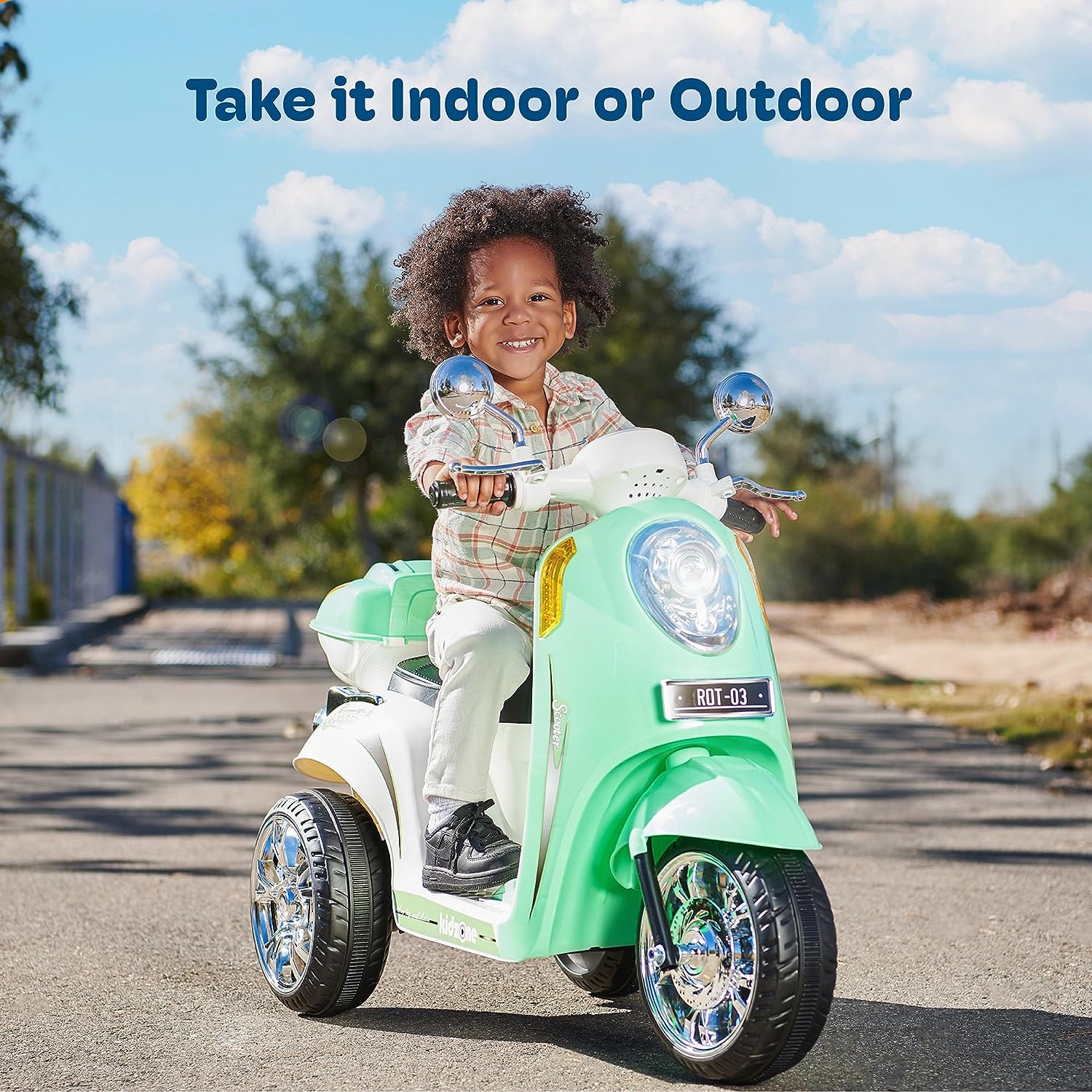 Kidzone Ride Motorcycle Toy