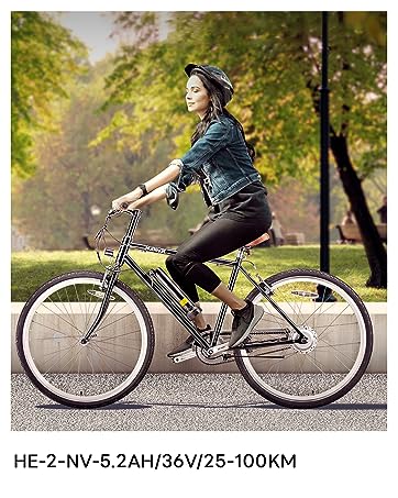 Electric Bike with A lady