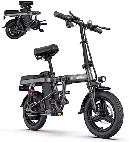 ENGWE T14 Folding Electric Bikes for Adults Teens 350W 19.2MPH - Travel With Glen Electric folding bike