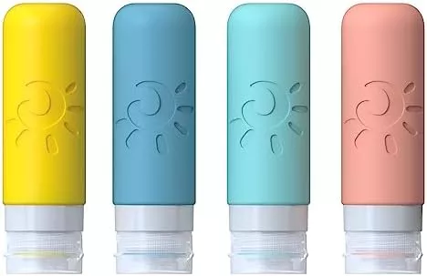 Zafit Travel Bottles for Toiletries, TSA Approved Travel Containers 3oz - Travel With Glen