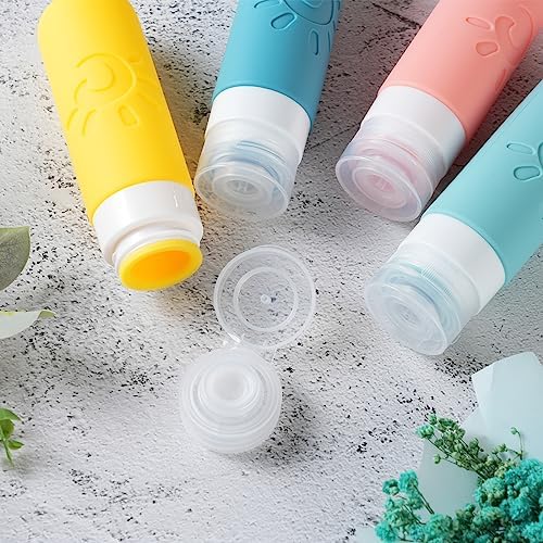 Zafit Travel Bottles for Toiletries, TSA Approved Travel Containers 3oz - Travel With Glen