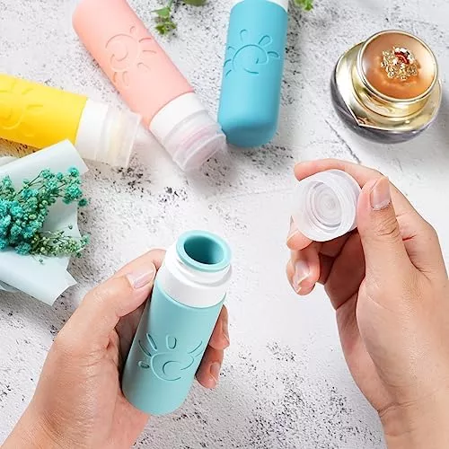 Zafit Travel Bottles for Toiletries, TSA Approved Travel Containers 3oz - Travel With Glen