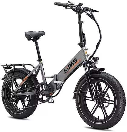 Aipas Electric Bike for Adults, 20" x 4.0 Fat Tire - Travel With Glen Electric folding bike