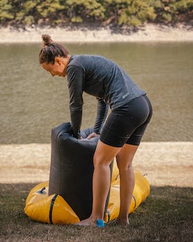 Lightweight Packraft Designed for Class II Rapids