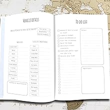 trip planner, road trip planner, vacation planner, travel checklist, gifts for travelers